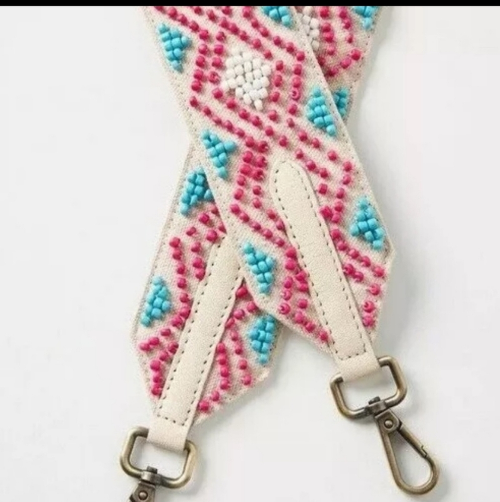 Anthropologie- GEO BAG STRAP